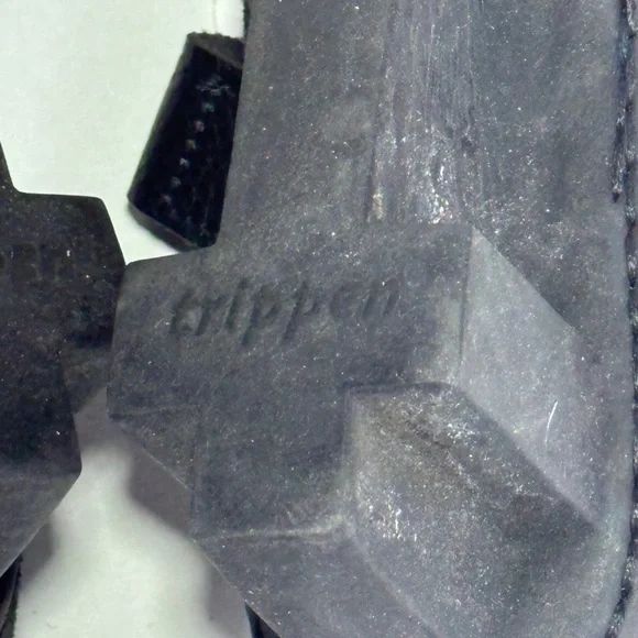 Trippen Handmade (Germany) Leather Platform Shoe in Black Women’s Size 40 US 10 - Picture 5 of 5